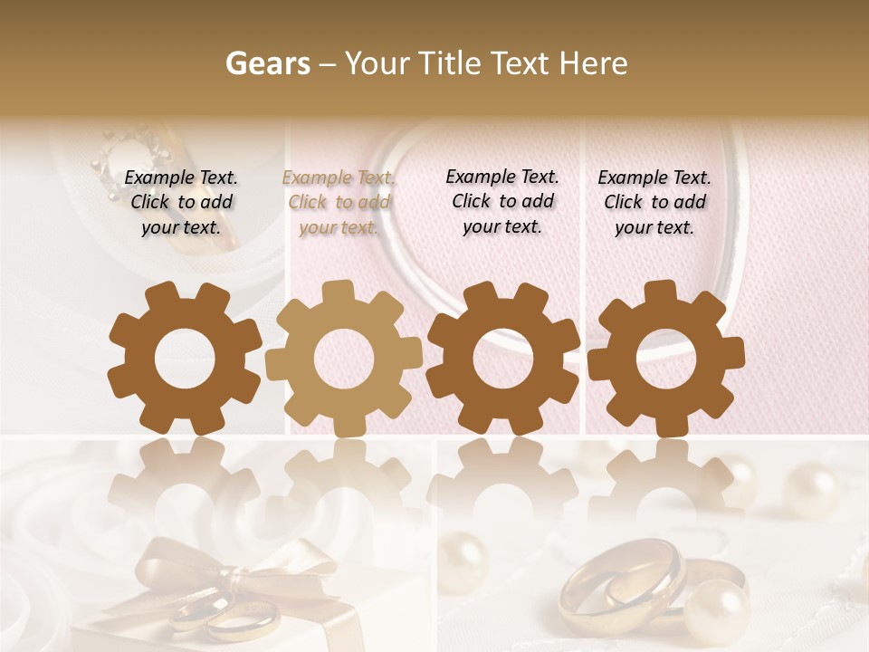 Bridal Decorative Wed PowerPoint Template