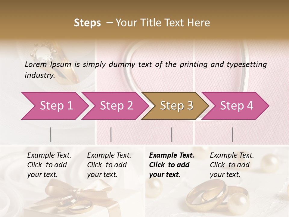 Bridal Decorative Wed PowerPoint Template