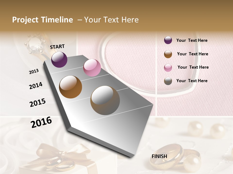 Bridal Decorative Wed PowerPoint Template