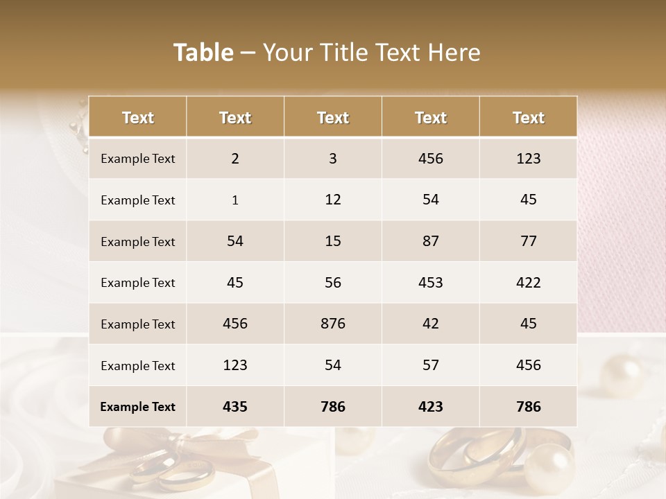 Bridal Decorative Wed PowerPoint Template