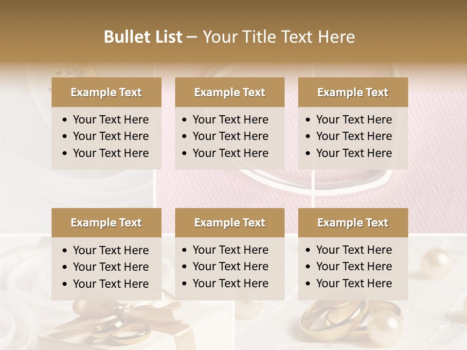 Bridal Decorative Wed PowerPoint Template