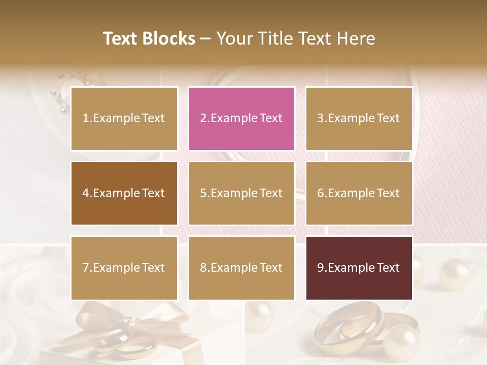 Bridal Decorative Wed PowerPoint Template