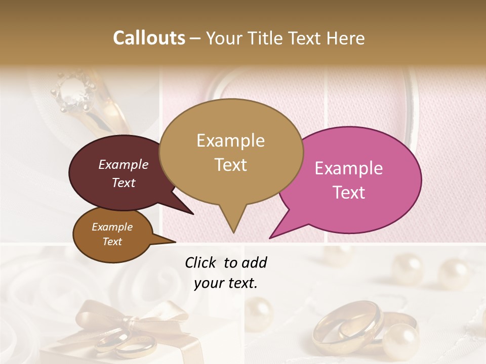 Bridal Decorative Wed PowerPoint Template