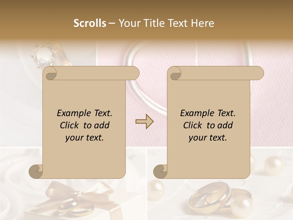 Bridal Decorative Wed PowerPoint Template