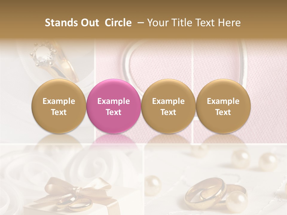 Bridal Decorative Wed PowerPoint Template
