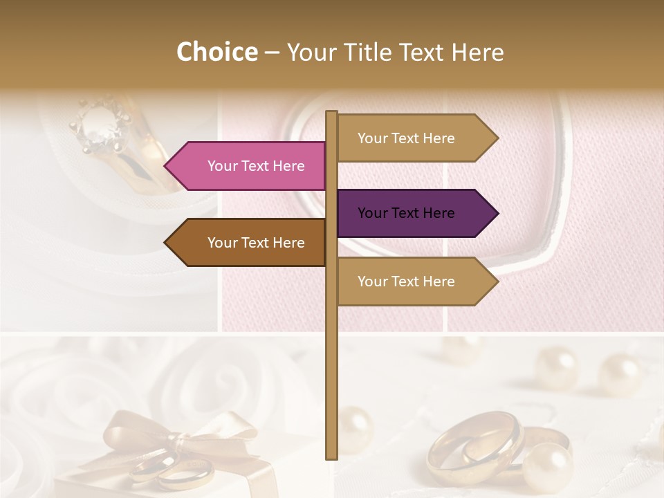 Bridal Decorative Wed PowerPoint Template