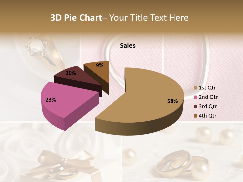 Bridal Decorative Wed PowerPoint Template