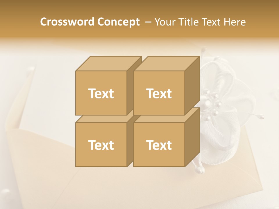 Envelope Background Copy Space PowerPoint Template