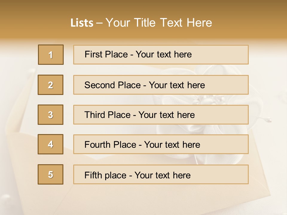 Envelope Background Copy Space PowerPoint Template