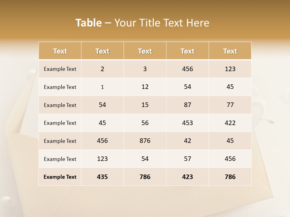 Envelope Background Copy Space PowerPoint Template