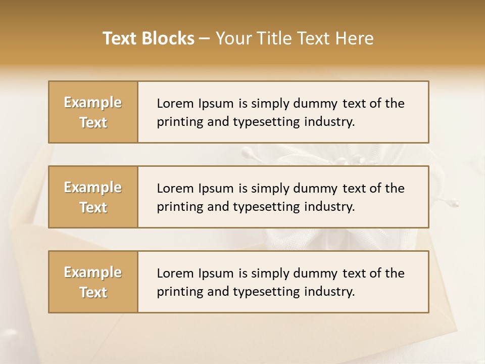 Envelope Background Copy Space PowerPoint Template