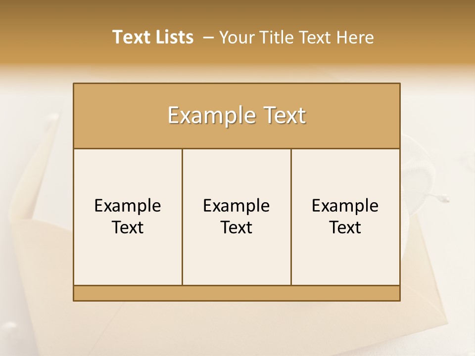 Envelope Background Copy Space PowerPoint Template