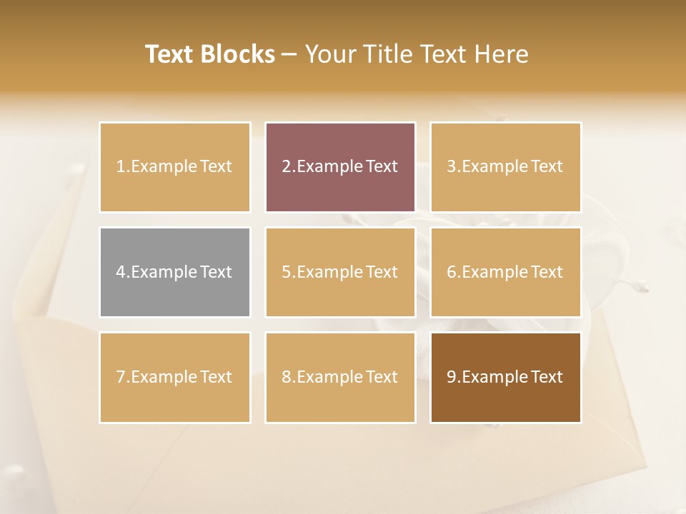 Envelope Background Copy Space PowerPoint Template