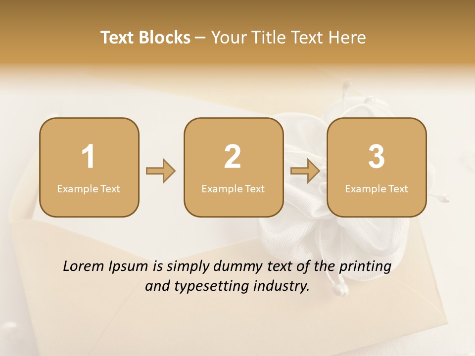 Envelope Background Copy Space PowerPoint Template