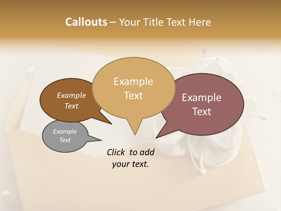 Envelope Background Copy Space PowerPoint Template