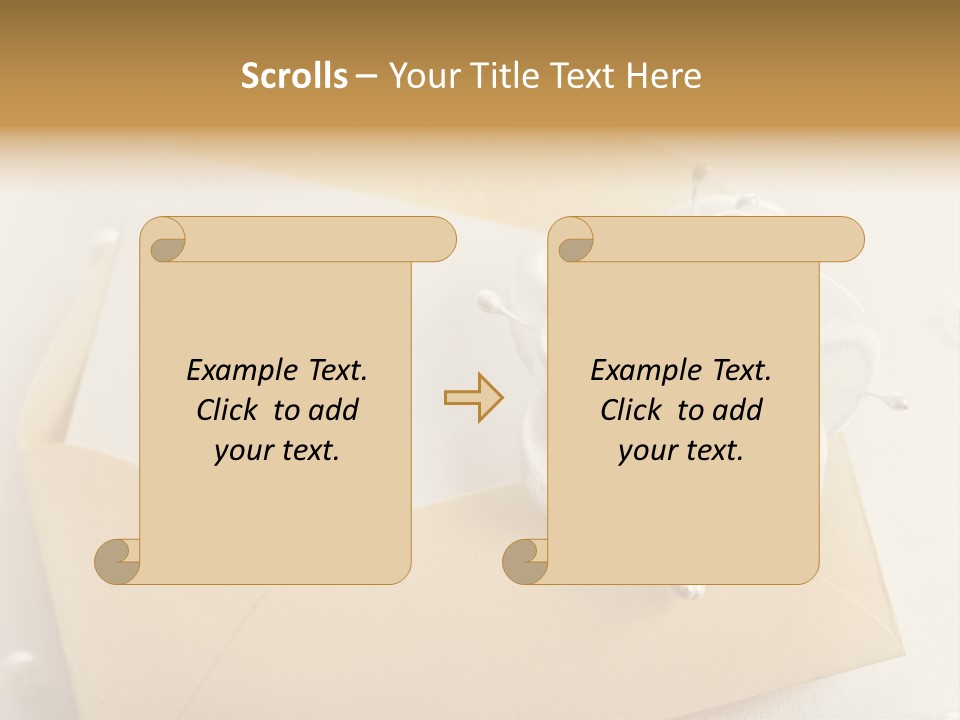 Envelope Background Copy Space PowerPoint Template