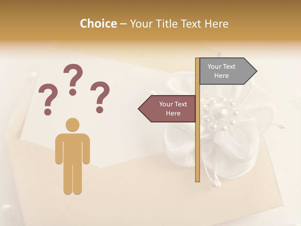 Envelope Background Copy Space PowerPoint Template