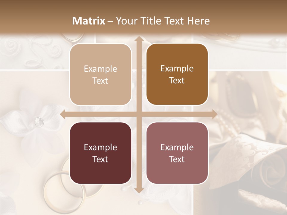 Wedding Rings Elegance Wedding Ring PowerPoint Template