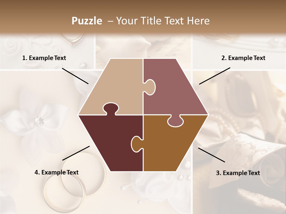 Wedding Rings Elegance Wedding Ring PowerPoint Template