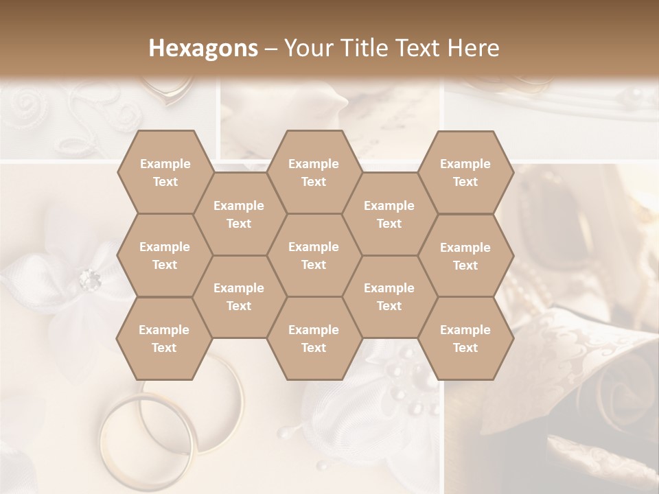 Wedding Rings Elegance Wedding Ring PowerPoint Template