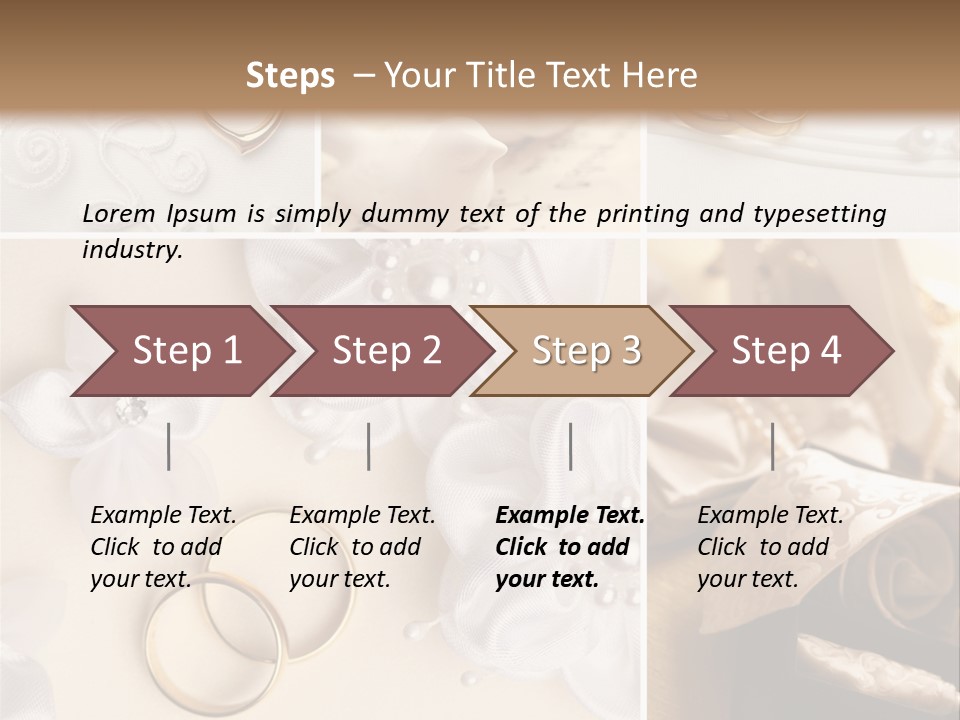 Wedding Rings Elegance Wedding Ring PowerPoint Template