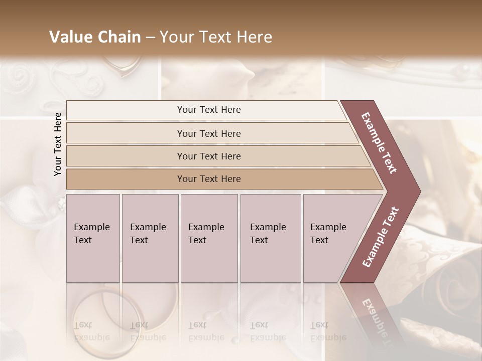 Wedding Rings Elegance Wedding Ring PowerPoint Template