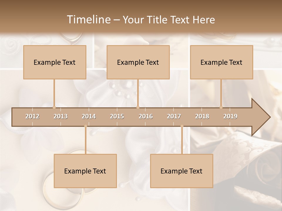 Wedding Rings Elegance Wedding Ring PowerPoint Template