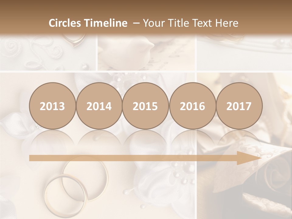Wedding Rings Elegance Wedding Ring PowerPoint Template