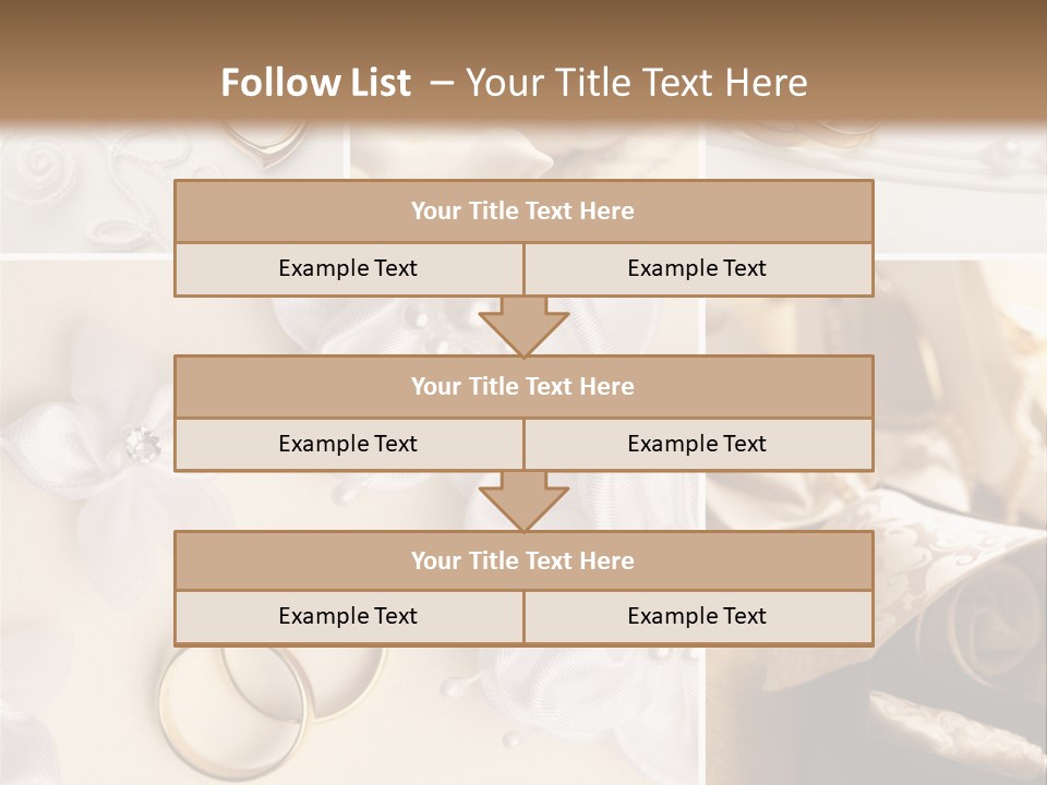 Wedding Rings Elegance Wedding Ring PowerPoint Template