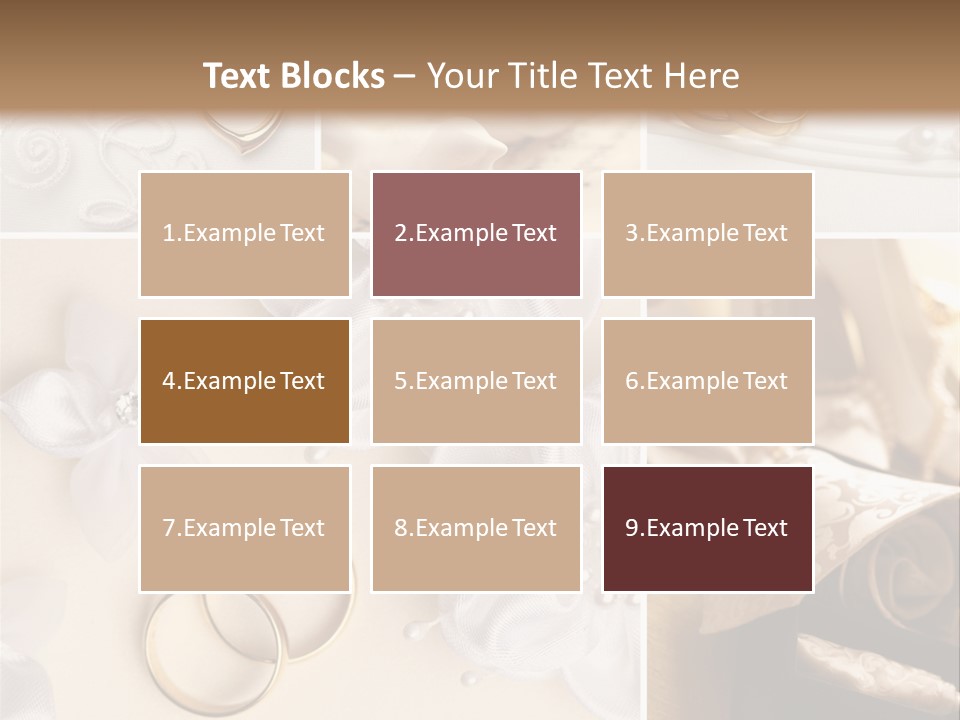 Wedding Rings Elegance Wedding Ring PowerPoint Template