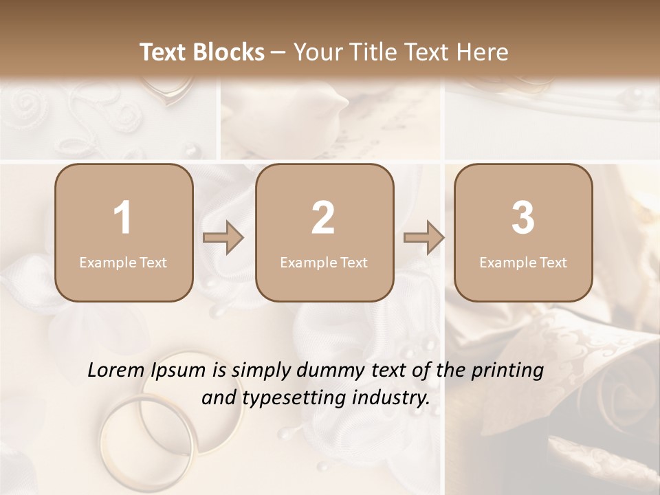 Wedding Rings Elegance Wedding Ring PowerPoint Template