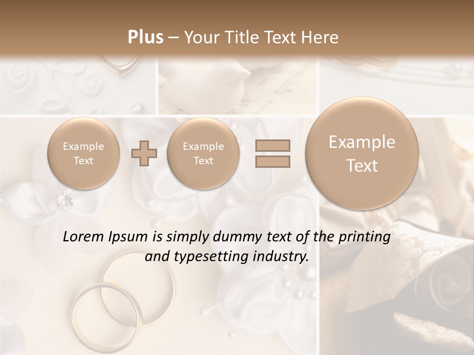 Wedding Rings Elegance Wedding Ring PowerPoint Template