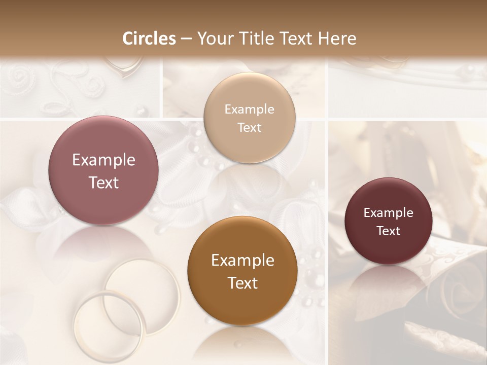 Wedding Rings Elegance Wedding Ring PowerPoint Template