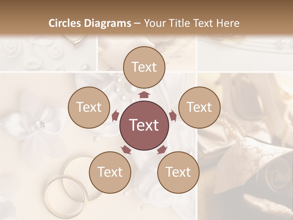 Wedding Rings Elegance Wedding Ring PowerPoint Template