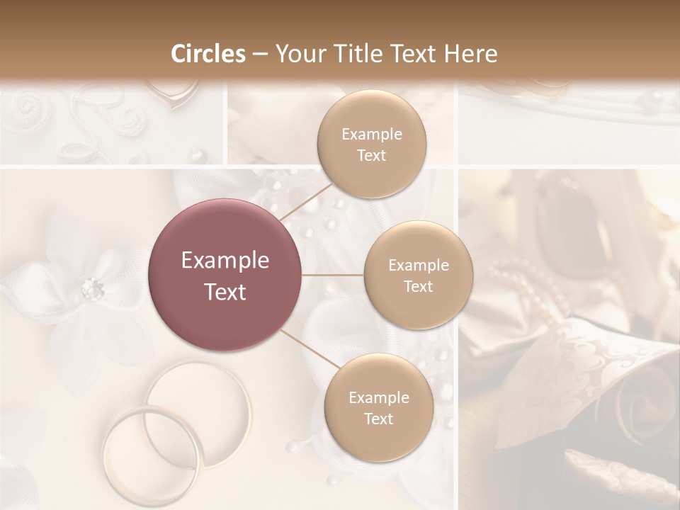 Wedding Rings Elegance Wedding Ring PowerPoint Template