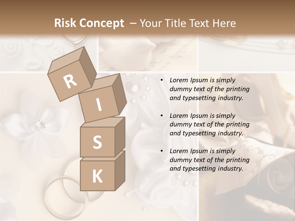 Wedding Rings Elegance Wedding Ring PowerPoint Template