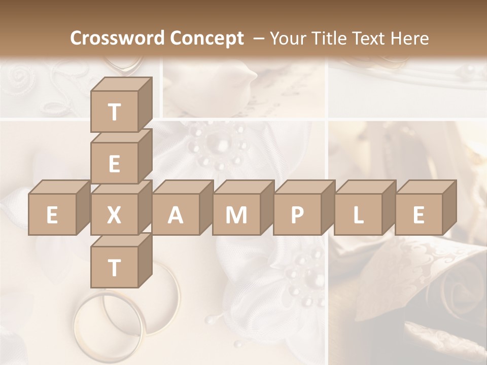 Wedding Rings Elegance Wedding Ring PowerPoint Template