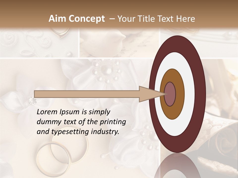 Wedding Rings Elegance Wedding Ring PowerPoint Template