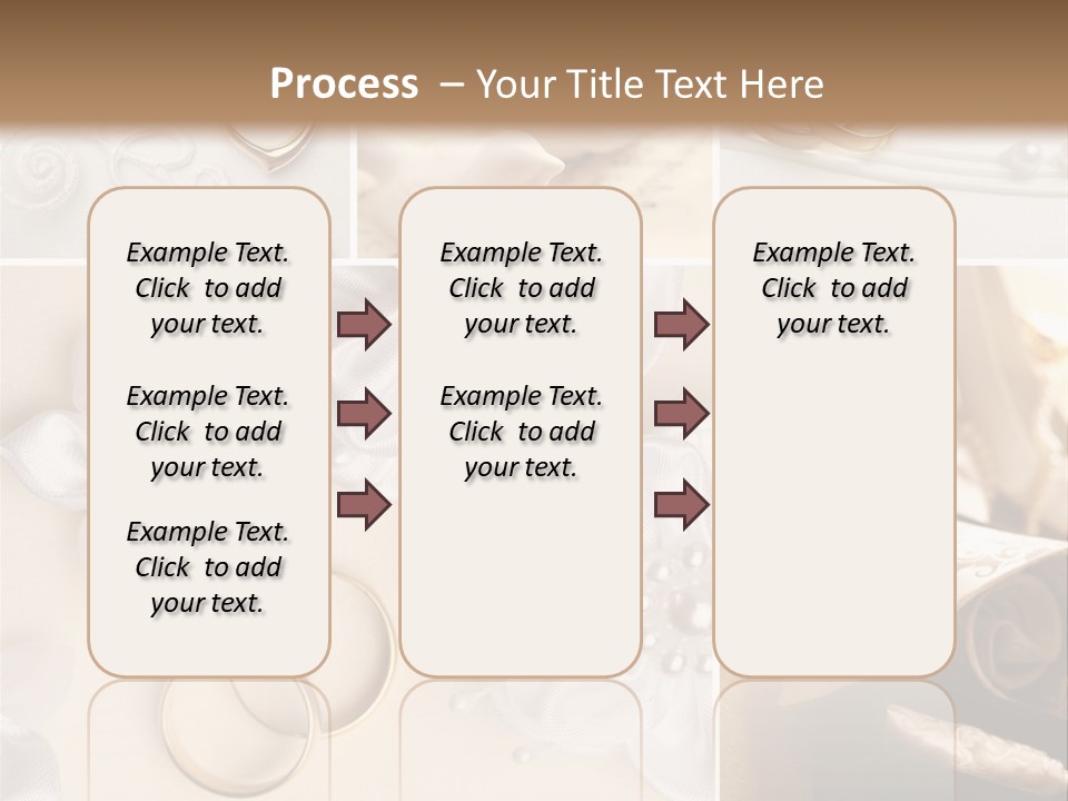 Wedding Rings Elegance Wedding Ring PowerPoint Template
