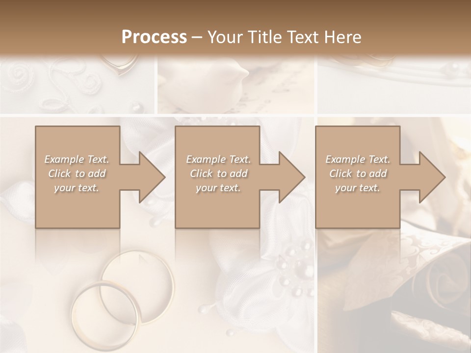 Wedding Rings Elegance Wedding Ring PowerPoint Template