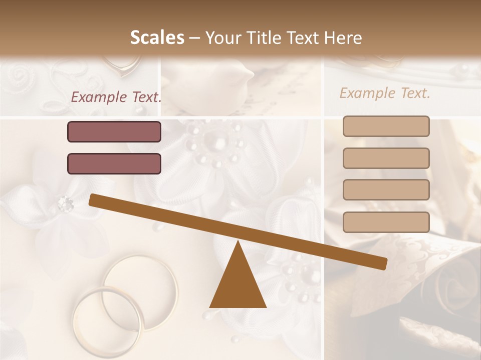 Wedding Rings Elegance Wedding Ring PowerPoint Template