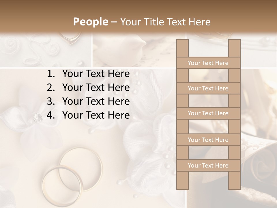 Wedding Rings Elegance Wedding Ring PowerPoint Template