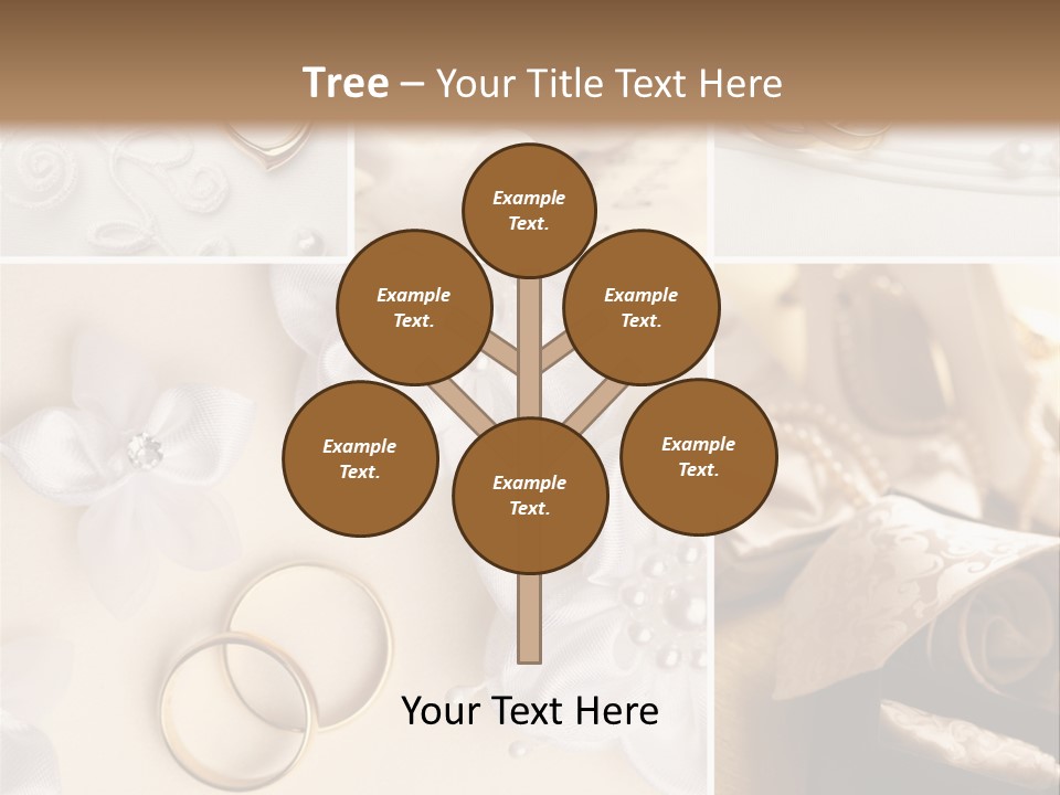 Wedding Rings Elegance Wedding Ring PowerPoint Template