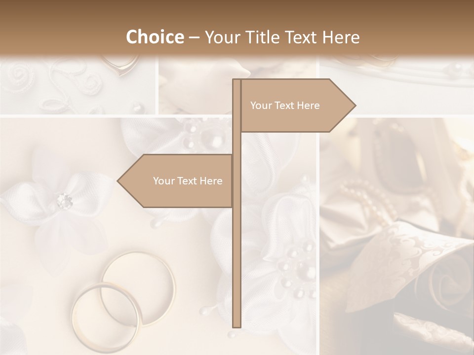 Wedding Rings Elegance Wedding Ring PowerPoint Template