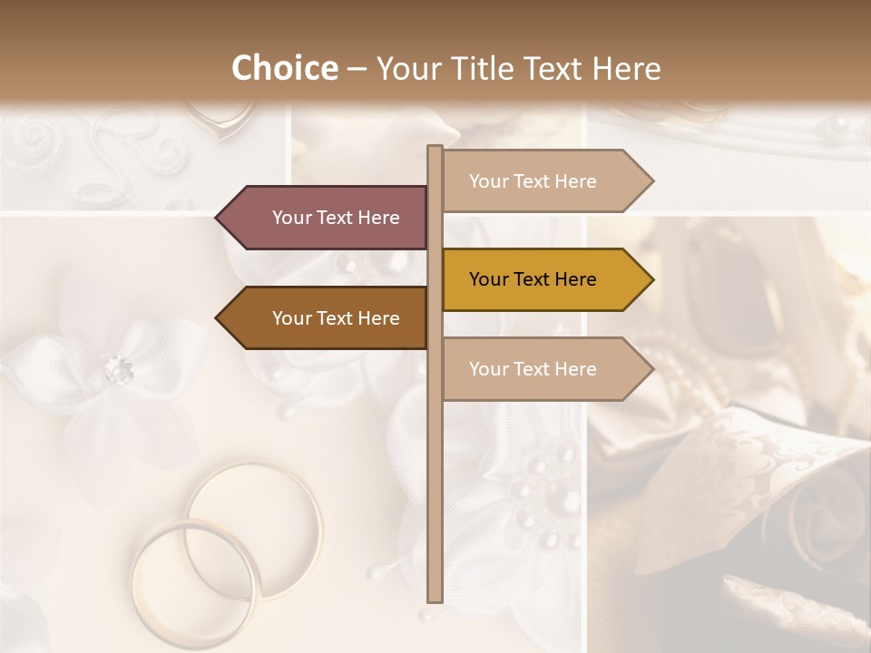 Wedding Rings Elegance Wedding Ring PowerPoint Template