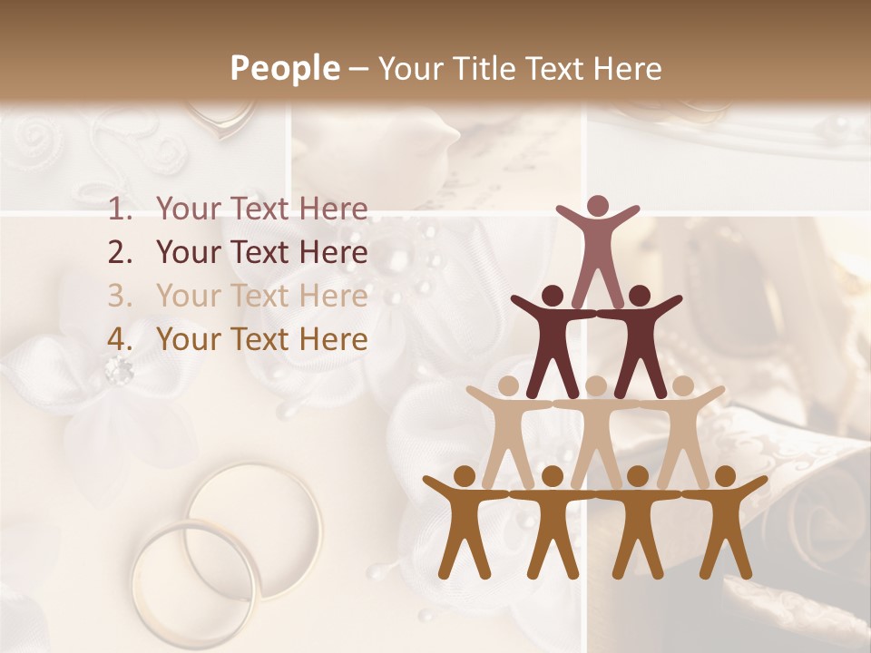 Wedding Rings Elegance Wedding Ring PowerPoint Template
