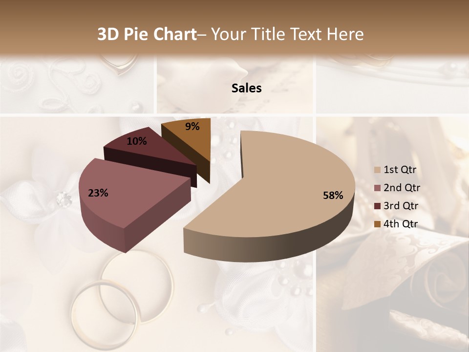 Wedding Rings Elegance Wedding Ring PowerPoint Template