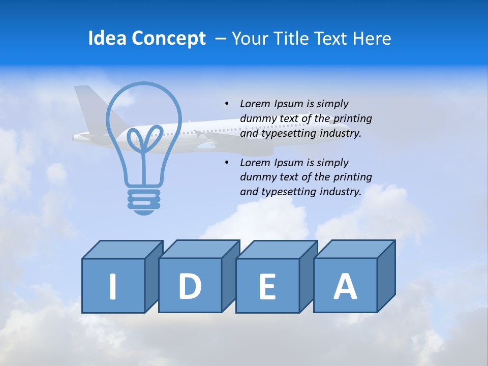 Military Transportation Aerodynamic PowerPoint Template
