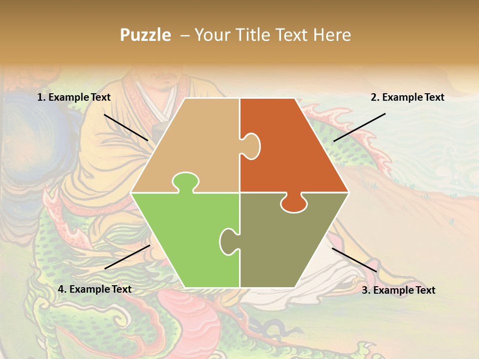 Buddhism Oriental Religion PowerPoint Template