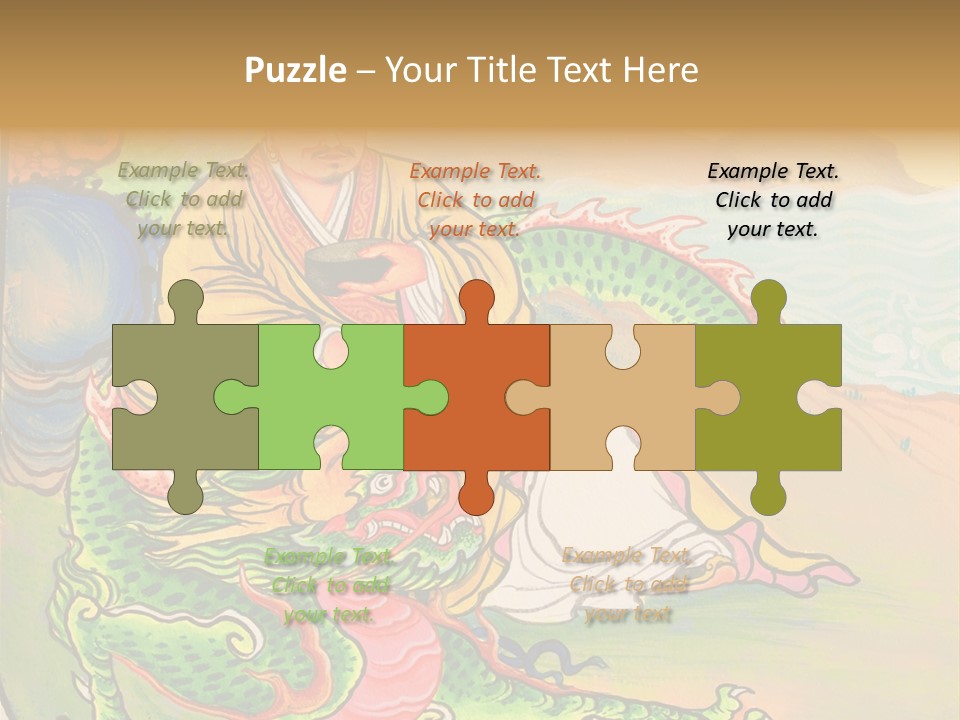 Buddhism Oriental Religion PowerPoint Template